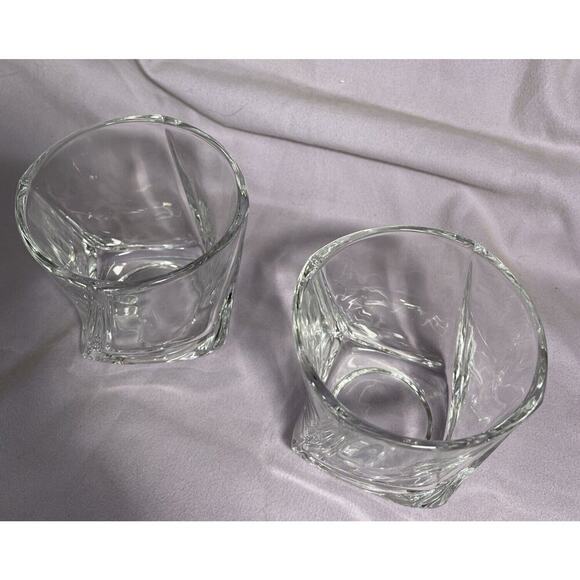 Joyjolt Glassware Two 8oz. Whiskey Glasses - "Aurora" - Picture 1 of 5